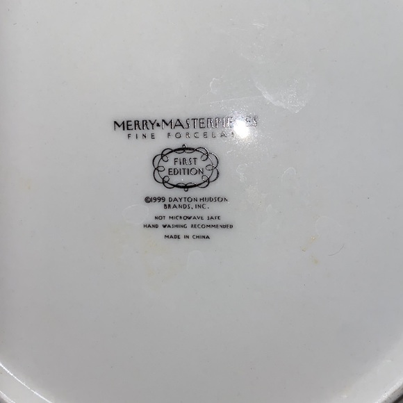 Mug & Plate Merry Masterpieces Fine Porcelain “Black Tie Optional” - Picture 3 of 10